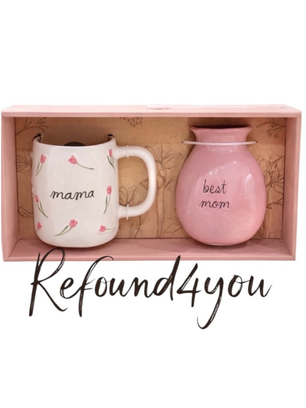 Rae Dunn - ‘Mama’ Ceramic Mug & Vase Set NWT. Firm!